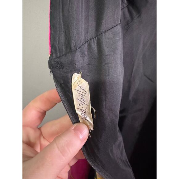 Lord + Taylor Wide Leg Black and Floral Jumpsuit - Picture 3 of 3